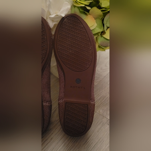 Rothy's The Flat Birdseye Plum Round Toe Flats, Women's Size 6.5, EU 37 - Picture 15 of 16